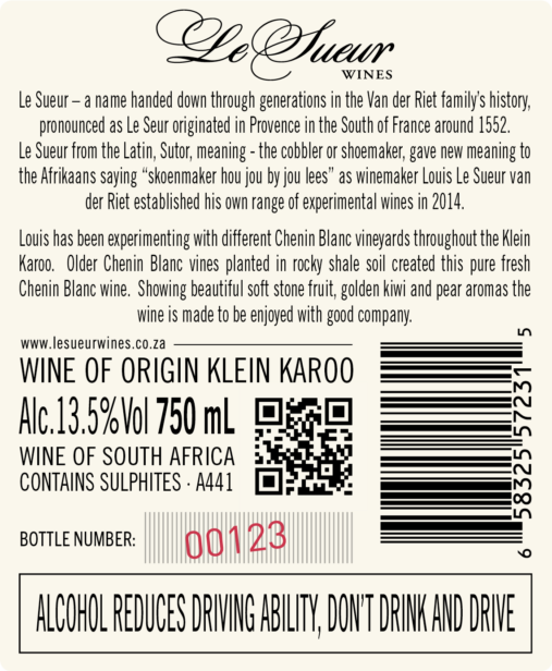 Le-sueur-wines-back-label-CHENIN-BLANC